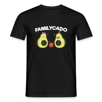 Familycado Avocado Familie Vegane Familie - Männer T-Shirt - Schwarz - Vorne - AI Model Male 178 light (178cm)