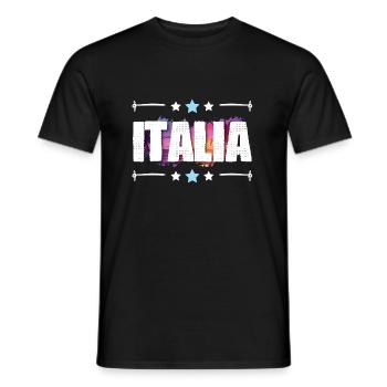 Italia - T-shirt homme - noir - Devant - AI Model Male 178 light (178cm)