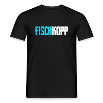 Fischkopp - Männer T-Shirt - Schwarz - Vorne - AI Model Male 178 light (178cm)
