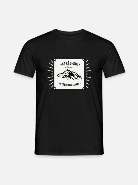 Après-Ski Fieberbrunn - Men's T-Shirt - black