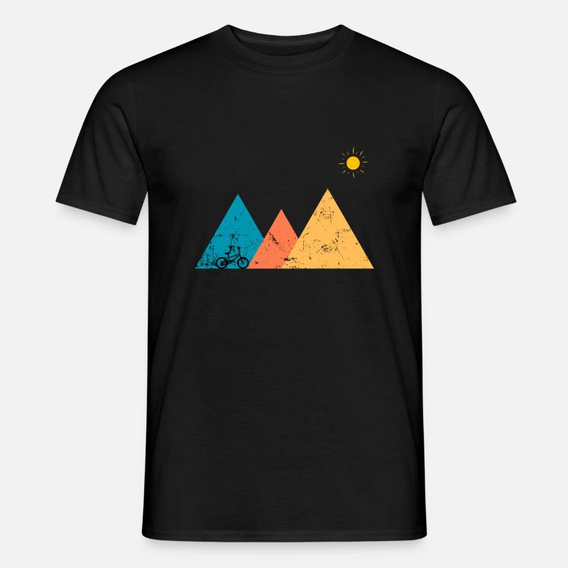 Mountain Biking Forms - Men’s T-shirt - black