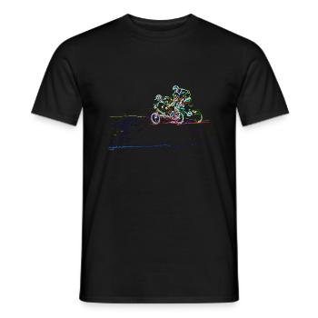BMX - Men's T-Shirt - black - Front - AI Model Male 178 light (178cm)