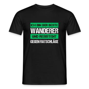 Vagabond résistant - T-shirt homme - noir - Devant - AI Model Male 178 light (178cm)
