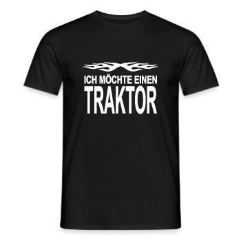 Traktor - Männer T-Shirt - Schwarz - Vorne - AI Model Male 178 light (178cm)