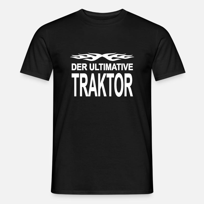 Traktor - Männer T-Shirt - Schwarz
