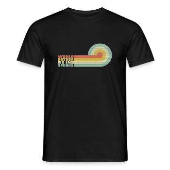 Wetherspoons Design: Would Rather Be In Spoons - Men's T-Shirt - black - Front - AI Model Male 178 light (178cm)