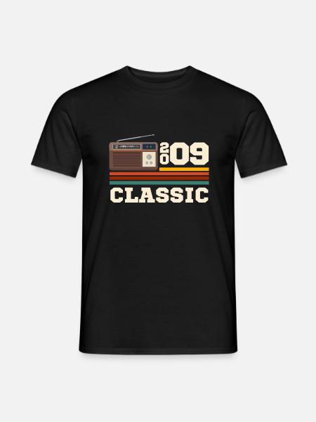 Anniversary 2009 retro classic - Men's T-Shirt - black