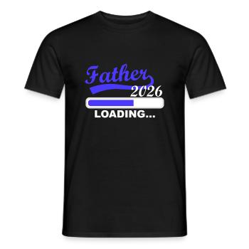 Vater 2026 Wird Bald Wirklichkeit - Männer T-Shirt - Schwarz - Vorne - AI Model Male 178 light (178cm)