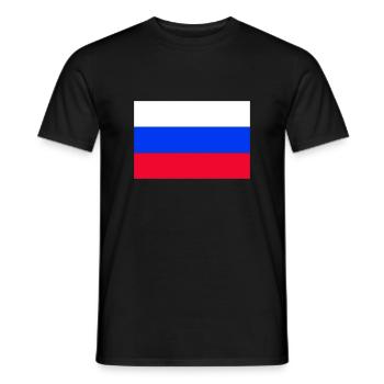 Russland - Männer T-Shirt - Schwarz - Vorne - AI Model Male 178 light (178cm)