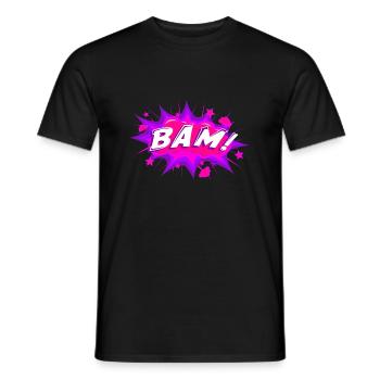 BAM 2 - Männer T-Shirt - Schwarz - Vorne - AI Model Male 178 light (178cm)
