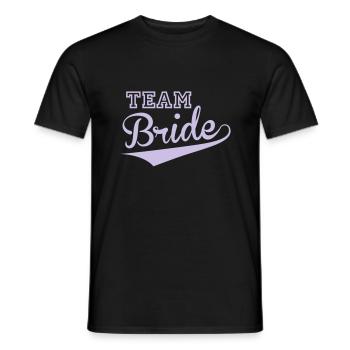 Team Bride 02 - T-shirt homme - noir - Devant - AI Model Male 178 light (178cm)