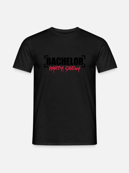 Bachelor Party Crew - Men's T-Shirt - black