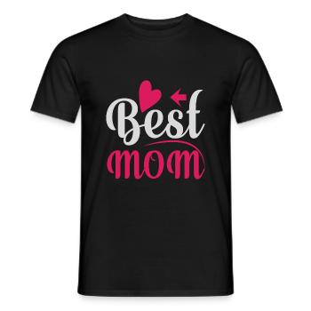 Best Mom - Männer T-Shirt - Schwarz - Vorne - AI Model Male 178 light (178cm)