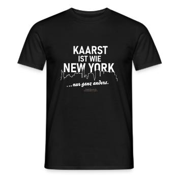 Kaarst - Männer T-Shirt - Schwarz - Vorne - AI Model Male 178 light (178cm)