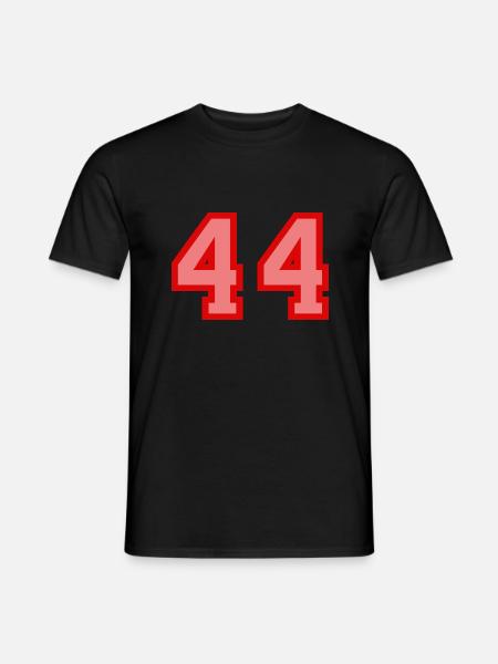 Cool Retro Retrostyle Numéro de maillot numéro de dos - T-shirt homme - noir