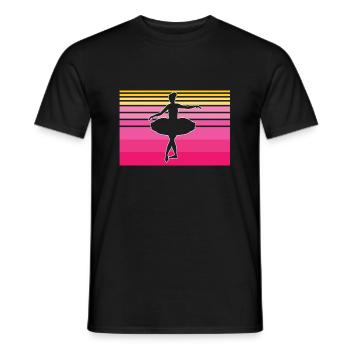 Ballet Dancer Dance Ballerina Sport Girl Femme - T-shirt homme - noir - Devant - AI Model Male 178 light (178cm)