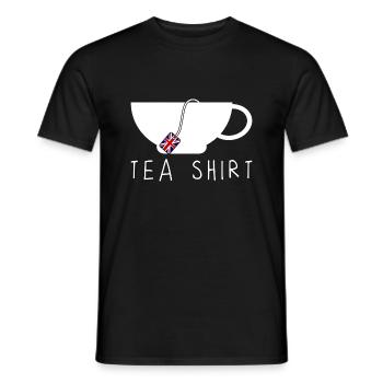 Britisches Teeshirt - Männer T-Shirt - Schwarz - Vorne - AI Model Male 178 light (178cm)