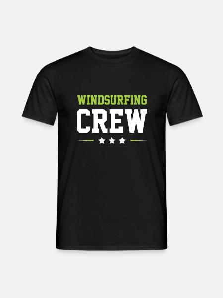 Windsurfing Crew - Männer T-Shirt - Schwarz