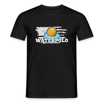 Wassersport Wasserballer Wasserball Team Spruch - Männer T-Shirt - Schwarz - Vorne - AI Model Male 178 light (178cm)