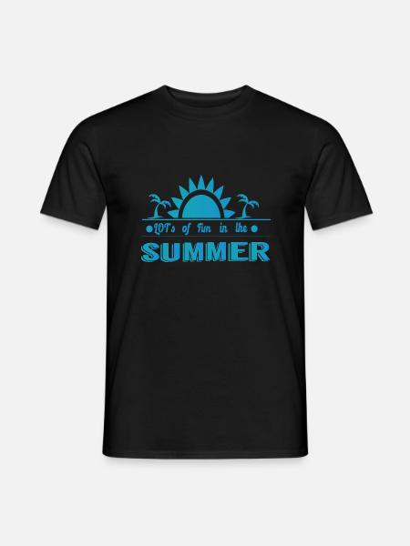 Lots of Fun in the Summer - Männer T-Shirt - Schwarz