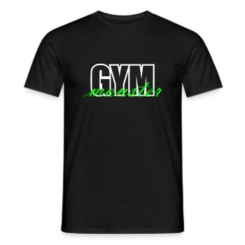 GYM Monster - Männer T-Shirt - Schwarz - Vorne - AI Model Male 178 light (178cm)