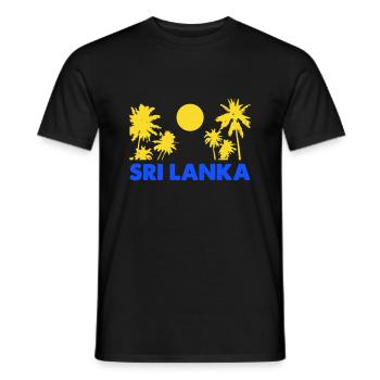 sri lanka - Männer T-Shirt - Schwarz - Vorne - AI Model Male 178 light (178cm)