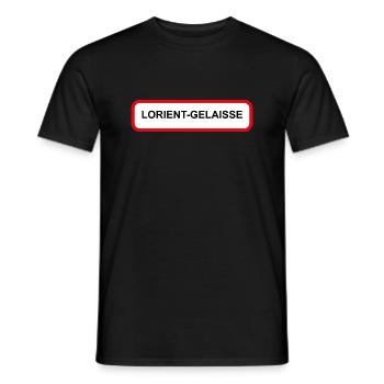 Lorient-Gelaisse (noir) - T-shirt homme - noir - Devant - AI Model Male 178 light (178cm)