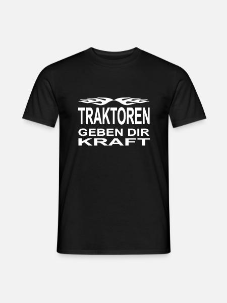 Traktor - Männer T-Shirt - Schwarz