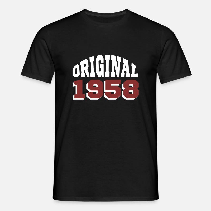 Original 1958 - Männer T-Shirt - Schwarz