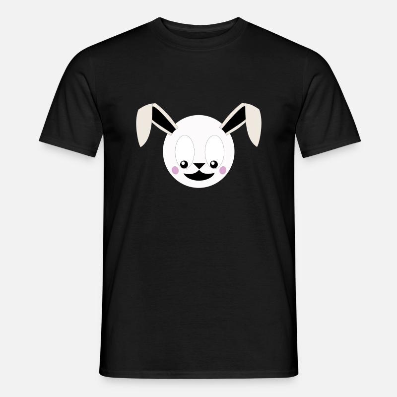 Hase - Männer T-Shirt - Schwarz