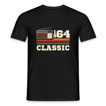 Anniversaire 1964 retro classic - T-shirt homme - noir - Devant - AI Model Male 178 light (178cm)