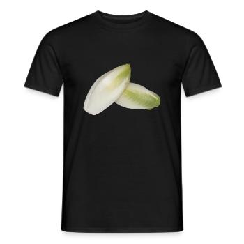 laitue salade de laitue Halloween légumes légumes1 - T-shirt homme - noir - Devant - AI Model Male 178 light (178cm)
