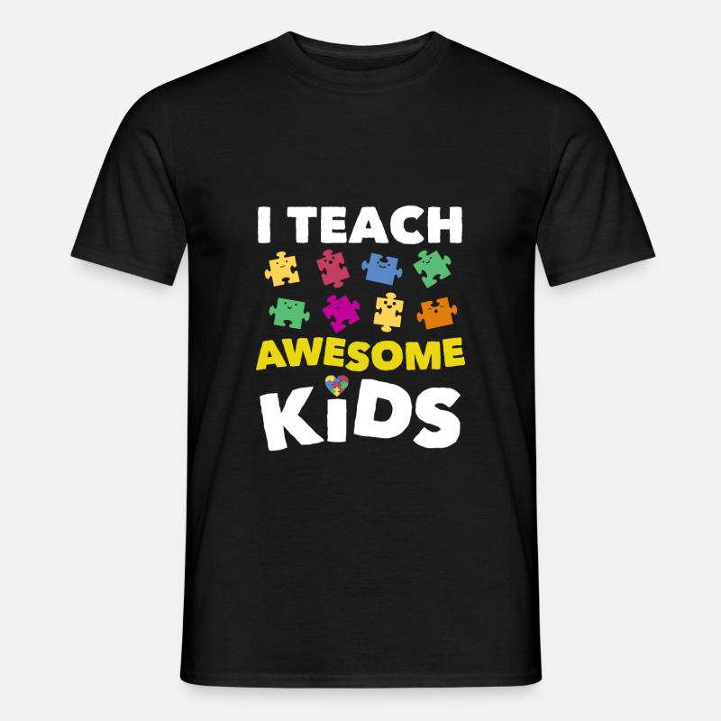 Professeur d'autisme - T-shirt homme - noir