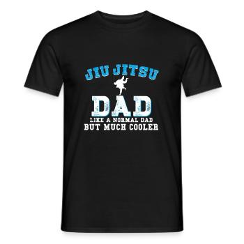 Jiu Jitsu Papa - T-shirt homme - noir - Devant - AI Model Male 178 light (178cm)