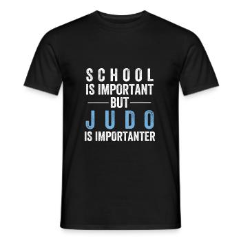 Judo - Männer T-Shirt - Schwarz - Vorne - AI Model Male 178 light (178cm)