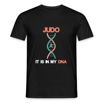 ADN de judo - T-shirt homme - noir - Devant - AI Model Male 178 light (178cm)