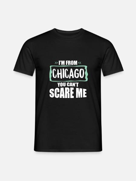 Chicago Illinois - Men's T-Shirt - black