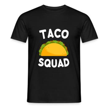 Taco Squad - Männer T-Shirt - Schwarz - Vorne - AI Model Male 178 light (178cm)