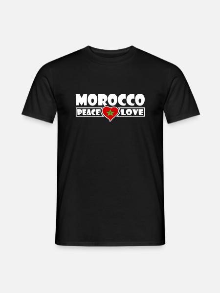 Maroc - T-shirt homme - noir
