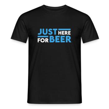 Seulement ici pour la fête de la bière à Majorque - T-shirt homme - noir - Devant - AI Model Male 178 light (178cm)