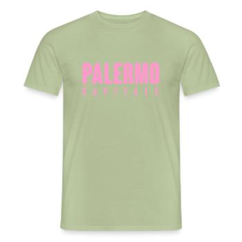 Palermo - Men's T-Shirt - sage - Front - AI Model Male 178 light (178cm)