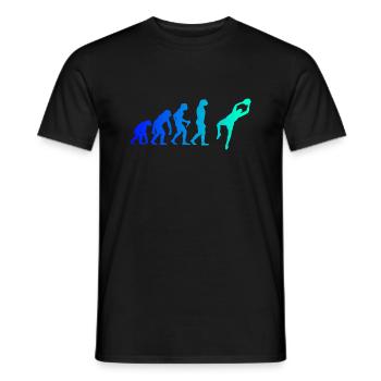 Evolution Torhüter Fußball Torwart Fußballer Fußba - Männer T-Shirt - Schwarz - Vorne - AI Model Male 178 light (178cm)