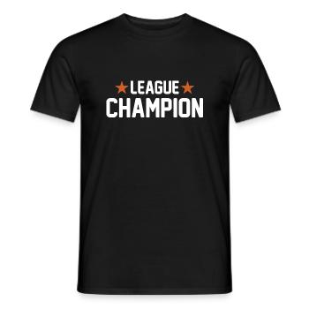 CHAMPION DE LA LIGUE - T-shirt homme - noir - Devant - AI Model Male 178 light (178cm)