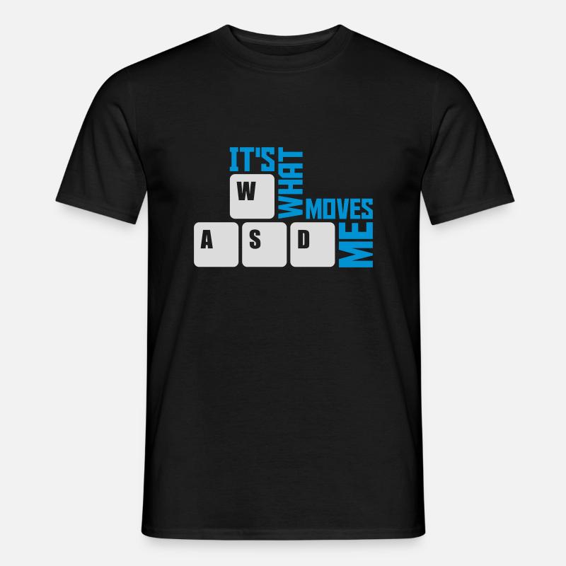 its what moves me - Männer T-Shirt - Schwarz