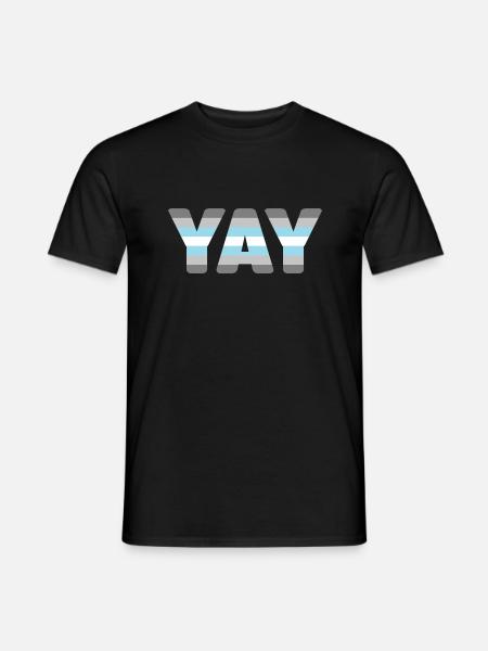 YAY Demiboy - Men's T-Shirt - black