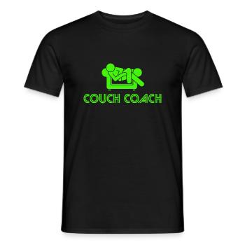 Coach Character Builder Attitude - Männer T-Shirt - Schwarz - Vorne - AI Model Male 178 light (178cm)