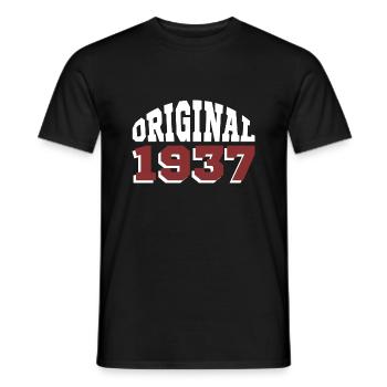 Original 1937 - T-shirt homme - noir - Devant - AI Model Male 178 light (178cm)