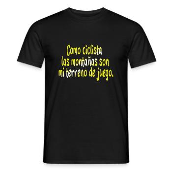 Bicycle Bicycle Bicycle Bike Biker MTB 10 - Men's T-Shirt - black - Front - AI Model Male 178 light (178cm)