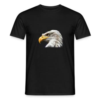 Majestätischer Seeadler - Männer T-Shirt - Schwarz - Vorne - AI Model Male 178 light (178cm)