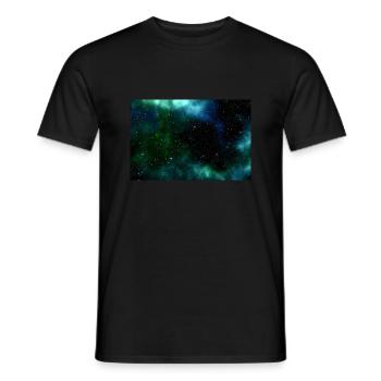 Galaxy - Men's T-Shirt - black - Front - AI Model Male 178 light (178cm)